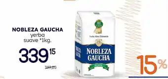 Supermercados Monarca Nobleza Gaucha Yerba Suave 1kg oferta