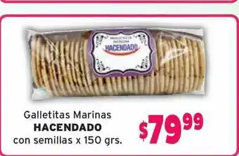 Hacendado Galletitas Marinas Con Semillas x 150grs