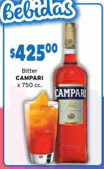 El Solar Supermercados Bitter Campari x 750cc oferta