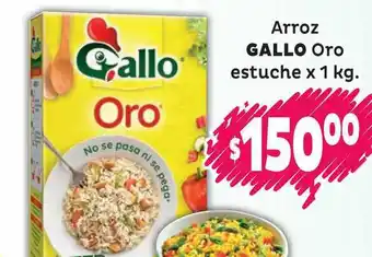 El Solar Supermercados Arroz Gallo Oro x 1kg oferta