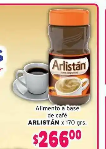 Arlistán Alimento A Base De Café x 170grs