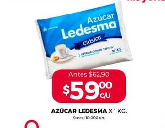Supermercados Tadicor Azúcar Ledesma x 1kg oferta
