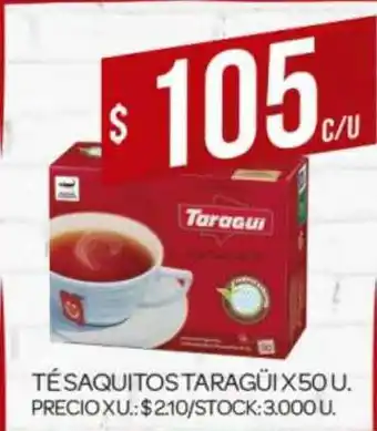 Supermercados DIA Té Saquitos Taragüi x 50u oferta