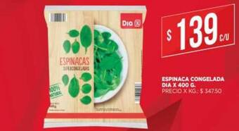 Supermercados DIA Espinaca Congelada Dia x 400g oferta