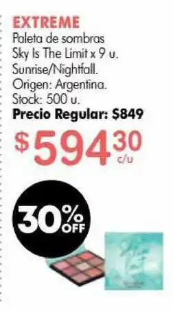 Simplicity Extreme Paleta De Sombras Sky Is The Limit x 9u. 30% Off oferta