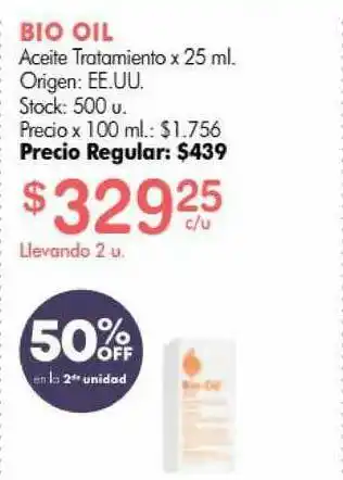 Bio Oil Aceite Tratamiento x 25ml. 50% Off En La 2a Unidad