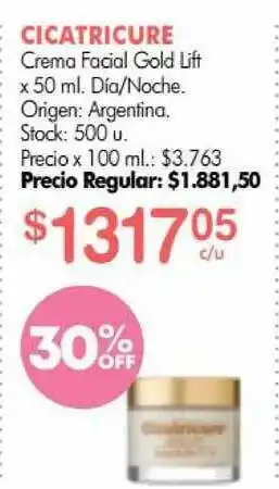 Simplicity Cicatricure Crema Facial Gold Lift 30% Off oferta