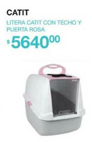Catit Litera Catit Con Techo Y Puerta Rosa