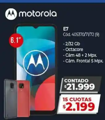 Naldo Lombardi Motorola E7 oferta