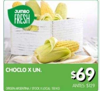 Jumbo Choclo x un oferta