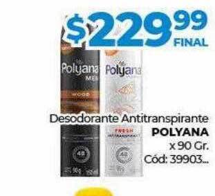 Diarco Desodorante antitranspirante polyana x 90 gr oferta