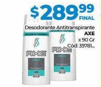 Diarco Desodorante antitranspirante axe x 90 gr oferta