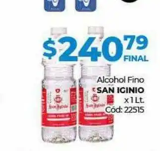 Diarco Alcohol fino san iginio x 1 lt oferta