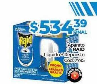 Diarco Aparato raid líquido+repuesto oferta