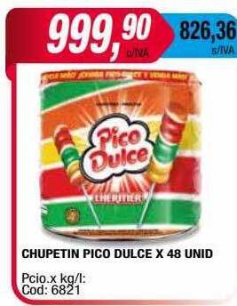 Maxiconsumo Chupetin pico dulce oferta