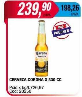 Maxiconsumo Cerveza corona oferta