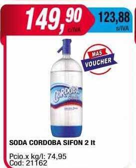Maxiconsumo Soda cordoba sifon oferta