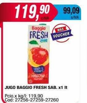 Maxiconsumo Jugo baggio fresh sab oferta