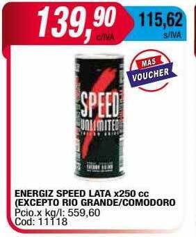 Maxiconsumo Energiz speed oferta