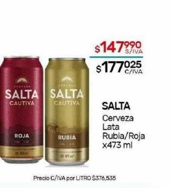 Nini Mayorista Salta cerveza lata rubia roja oferta