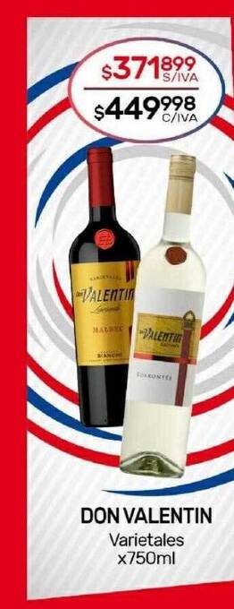 Nini Mayorista Don valentin varietales oferta