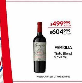 Nini Mayorista Famiglia tinto blend oferta