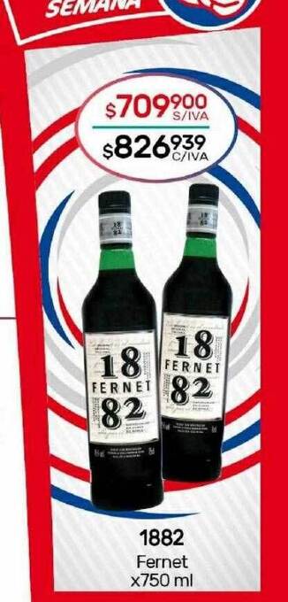 Nini Mayorista 1882 fernet oferta