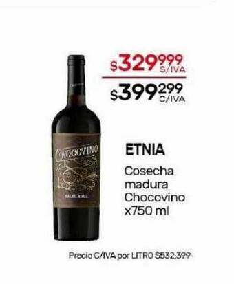 Nini Mayorista Etnia cosecha madura chocovino oferta