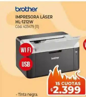 Naldo Lombardi Brother Impresora Láser Hl-1212w oferta