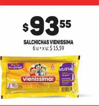 Makro Salchichas Vienissima 6 u " x u oferta