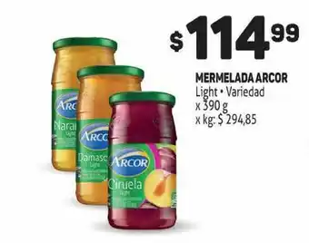 Makro Mermelada Arcor Light x 390g oferta