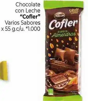 La Anonima Chocolate Con Leche x 55g oferta