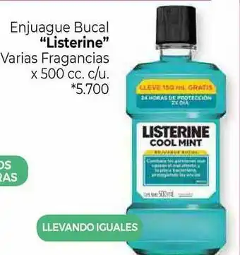 La Anonima Enjuague Bucal x 500cc oferta