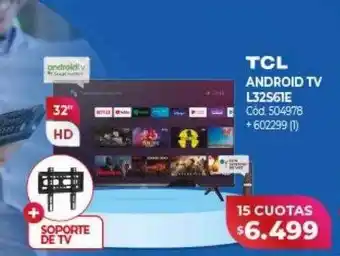 Naldo Lombardi Tcl android tv l32s61e oferta