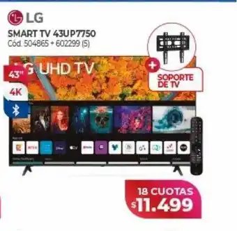 Naldo Lombardi Lg smart tv 43up7750 oferta
