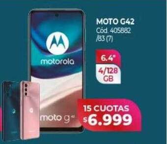 Naldo Lombardi Moto g42 oferta