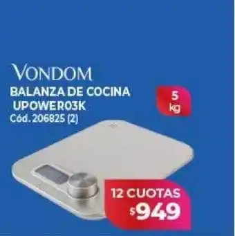 Naldo Lombardi Vondom balanza de cocina upower03k oferta