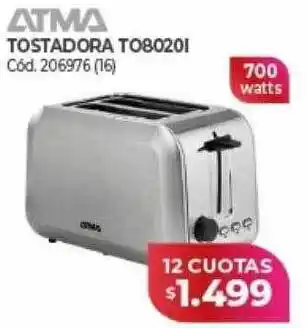 Naldo Lombardi Atma tostadora to8020i oferta