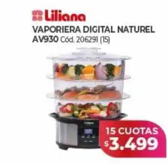 Naldo Lombardi Liliana vaporiera digital naturel av930 oferta