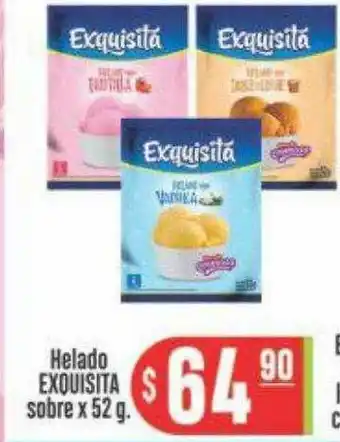 Supermercados Caracol Helado exquisita sobre x 52 g oferta