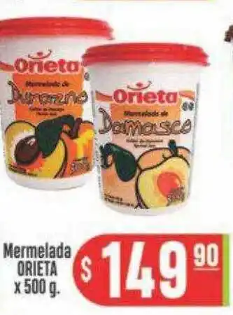Mermelada orieta x 500 g