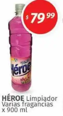 Arcoiris Supermercados Héroe limpiador varias fragancias x 900 ml oferta