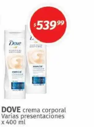 Arcoiris Supermercados Dove crema corporal varias presentaciones x 400 ml oferta
