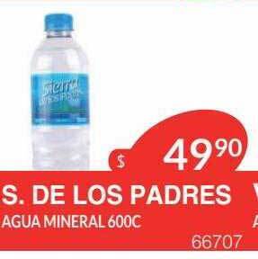 Masivos S de los padres agua mineral 600c oferta