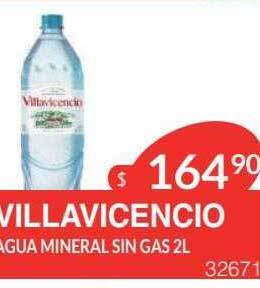 Masivos Villavicencio agua mineral sin gas oferta