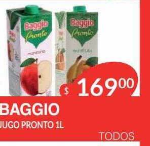 Masivos Baggio jugo pronto oferta