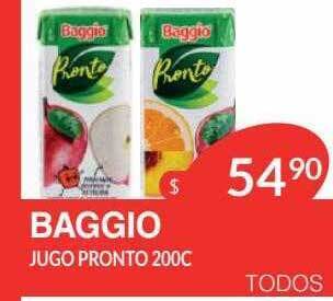 Masivos Baggio jugo pronto 200c oferta