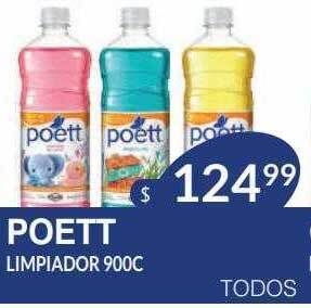 Masivos Poett limpiador oferta