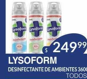 Masivos Lysoform desinfectante de ambientes oferta