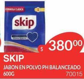 Masivos Skip jabon en polvo ph balanceado oferta